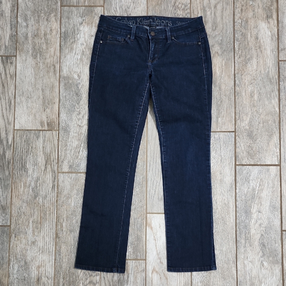 Calvin Klein Women's Navy Straight Leg Jeans